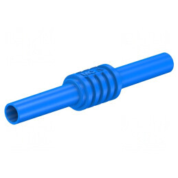 Adaptor soclu banană 4mm 32A 1kV albastru | Electronic-mag.ro | Componente Electronice