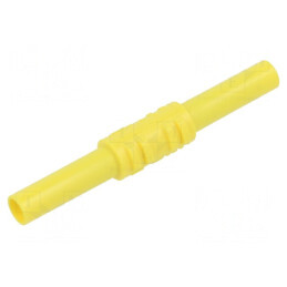 Adaptor Soclu Banană 4mm Galben 32A 1kV | Electronic-mag.ro | Componente Electronice