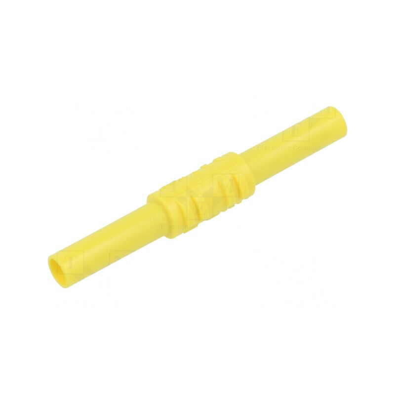 Adaptor Soclu Banană 4mm Galben 32A 1kV | Electronic-mag.ro | Componente Electronice