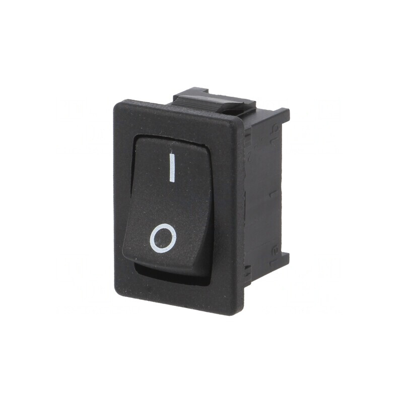 Comutator Basculant ON-OFF 10A 250V Negru | Electronic-mag.ro | Componente Electronice