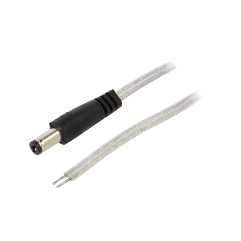 Cablu DC 5,5/2,1 2x0,5mm2 Transparent | Electronic-mag.ro | Componente Electronice Cablu DC 5,5/2,1 2x0,5mm2 Transparent | Electronic-mag.ro | Componente Electronice