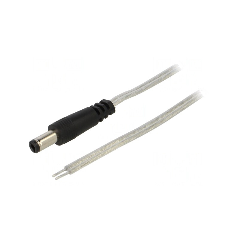 Cablu DC 5,5/2,5 cu Mufă Dreaptă Transparentă 2x0,5mm2 | Electronic-mag.ro | Componente Electronice Cablu DC 5,5/2,5 cu Mufă Dreaptă Transparentă 2x0,5mm2 | Electronic-mag.ro | Componente Electronice