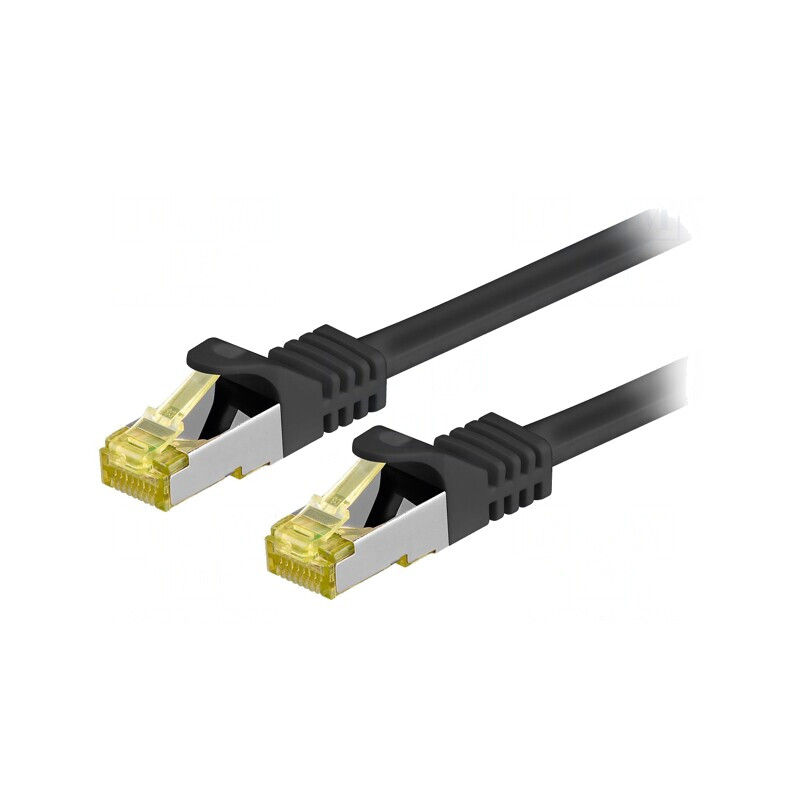 Patch Cord S/FTP Cat 6a Negru 1m LSZH | Electronic-mag.ro | Componente Electronice Patch Cord S/FTP Cat 6a Negru 1m LSZH | Electronic-mag.ro | Componente Electronice