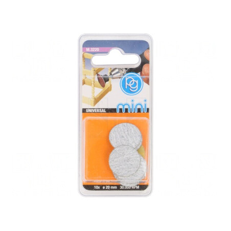 Disc de Şlefuire Granularitate 100 Ø20mm Set 10 Bucăţi | Electronic-mag.ro | Componente Electronice