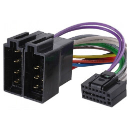 Conector; ISO; Clarion,VDO; PIN: 16