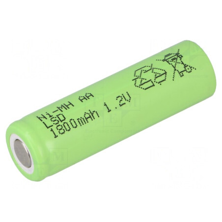 Baterie Reîncărcabilă Ni-MH AA 1800mAh | Electronic-mag.ro | Componente Electronice
