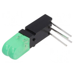 LED Galben-Verde cu 2 Diode 20mA 60° | Electronic-mag.ro | Componente Electronice