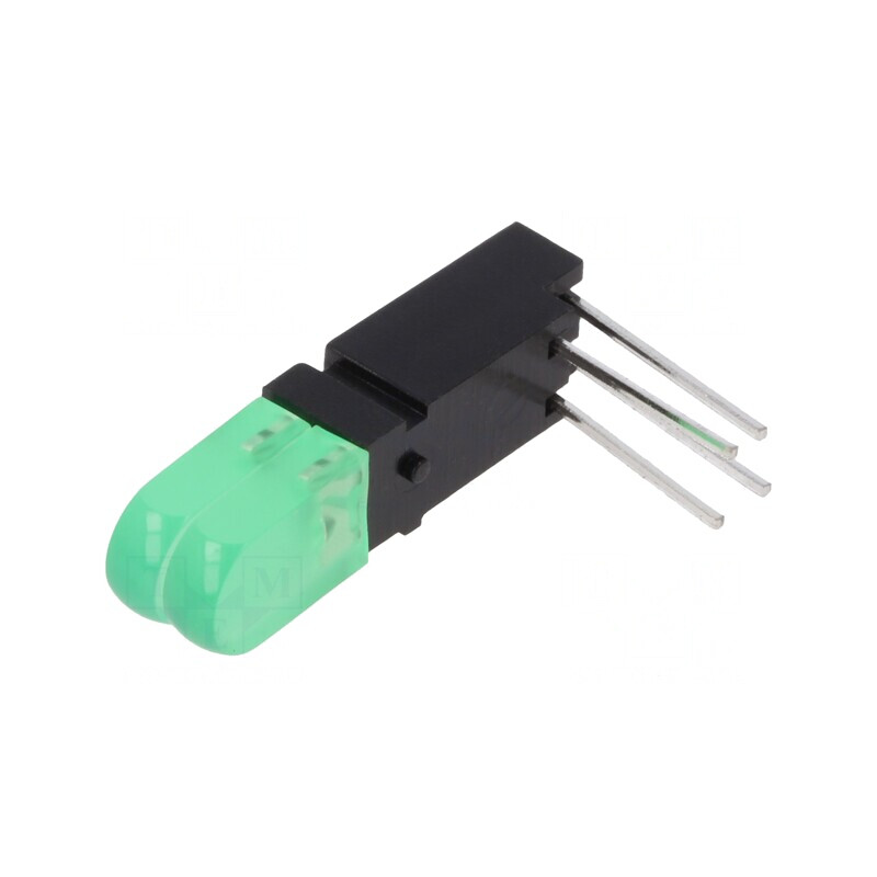 LED Galben-Verde cu 2 Diode 20mA 60° | Electronic-mag.ro | Componente Electronice