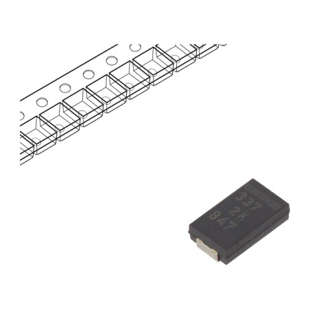 Condensator Polimeric Low ESR 330uF 2V SMD | Electronic-mag.ro | Componente Electronice
