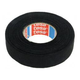 Bandă Textilă Neagră Automotive 19mm x 15m | Electronic-mag.ro | Componente Electronice