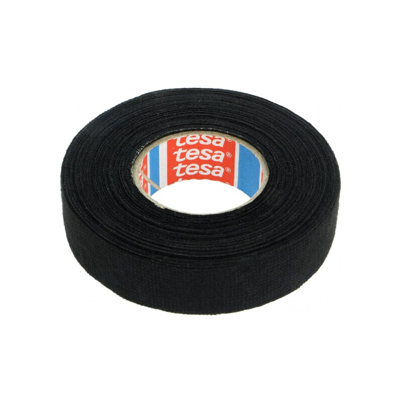 Bandă Textilă Neagră Automotive 19mm x 15m | Electronic-mag.ro | Componente Electronice