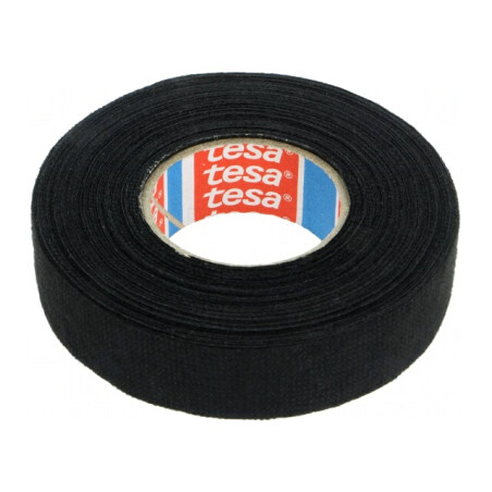 Bandă Textilă Neagră Automotive 19mm x 15m | Electronic-mag.ro | Componente Electronice