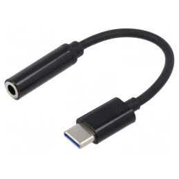 Adaptor USB-C la Jack 3,5mm Alb 0,12m | Electronic-mag.ro | Componente Electronice