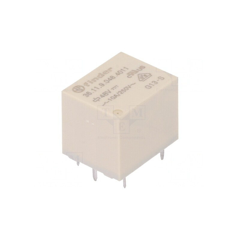 Releu Electromagnetic 48VDC 15A 10A 250VAC PCB | Electronic-mag.ro | Componente Electronice