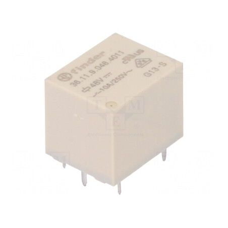 Releu Electromagnetic 48VDC 15A 10A 250VAC PCB | Electronic-mag.ro | Componente Electronice