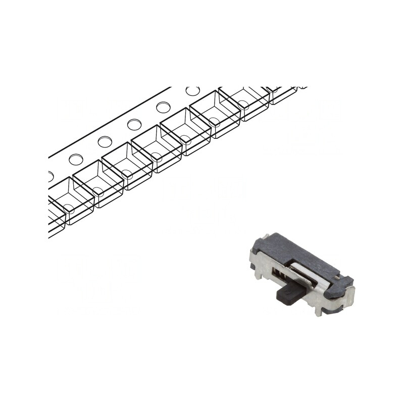 Comutator Glisant SPDT SMT 0.3A 4VDC | Electronic-mag.ro | Componente Electronice
