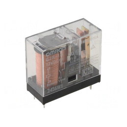 Releu Electromagnetic 12VDC 10A 250VAC PCB | Electronic-mag.ro | Componente Electronice
