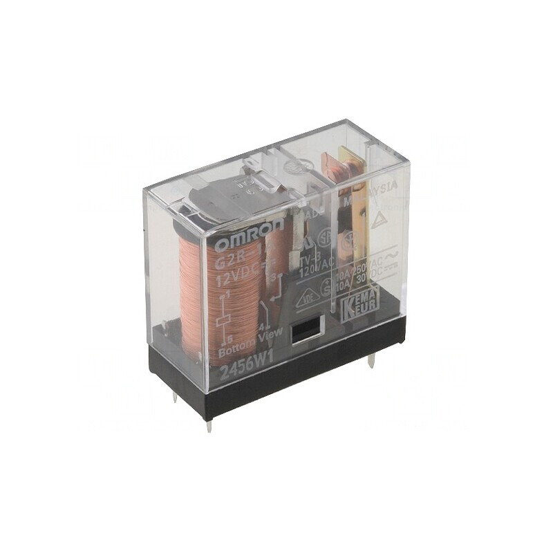 Releu Electromagnetic 12VDC 10A 250VAC PCB | Electronic-mag.ro | Componente Electronice