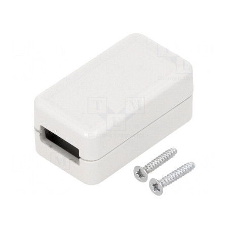 Carcasă USB ABS Gri 20x35x15,5mm | Electronic-mag.ro | Componente Electronice