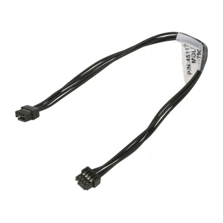 MicroLock Plus Cable Negru 150mm 4-Ckt | Electronic-mag.ro | Componente Electronice