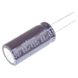Condensator Electrolitic THT 68uF 450V 16x35.5mm | Electronic-mag.ro | Componente Electronice