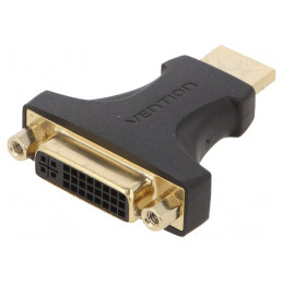 Adaptor HDMI 1.4 la DVI-I (24+5) Negru | Electronic-mag.ro | Componente Electronice