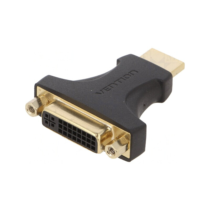 Adaptor HDMI 1.4 la DVI-I (24+5) Negru | Electronic-mag.ro | Componente Electronice