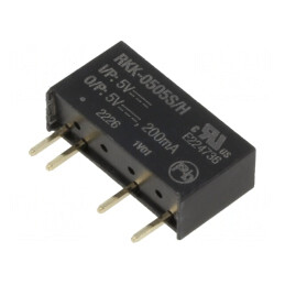 Convertor DC/DC 1W 5V 200mA SIP7 | Electronic-mag.ro | Componente Electronice