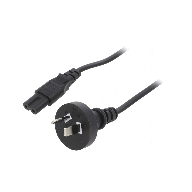 Cablu Alimentare 1,8m 2x0,75mm2 IEC C7 PVC | Electronic-mag.ro | Componente Electronice