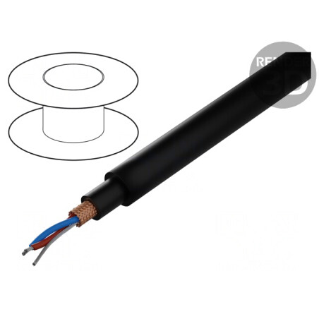 Cablu DMX Negru 100m 110Ω | Electronic-mag.ro | Componente Electronice