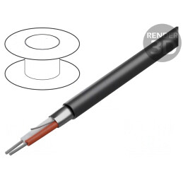 Cablu Microfon Negru 2x0,35mm OFC | Electronic-mag.ro | Componente Electronice