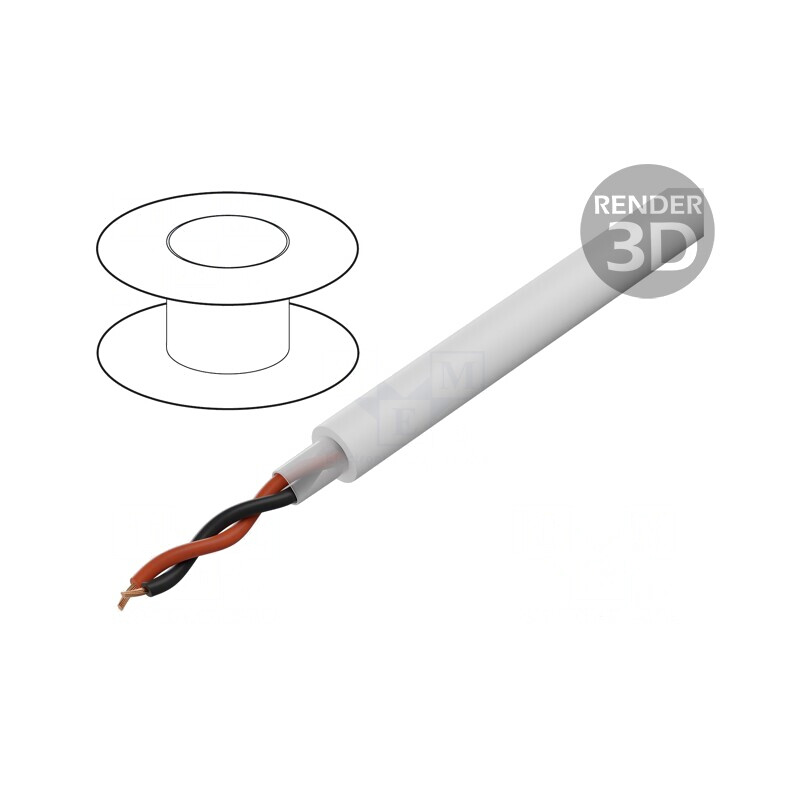 Cablu Litat Alb 2x0,75mm2 100m | Electronic-mag.ro | Componente Electronice Cablu Litat Alb 2x0,75mm2 100m | Electronic-mag.ro | Componente Electronice