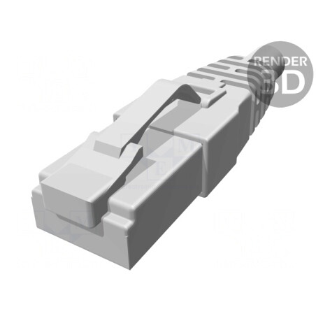 Mufă RJ45 Cat 6a Ecranat 8p8c 28-24AWG | Electronic-mag.ro | Componente Electronice