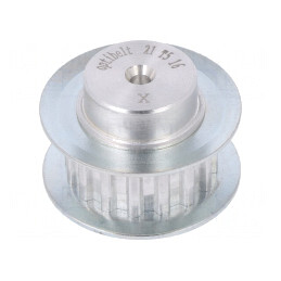 Roată de curea aluminiu 10mm T5 24,6mm | Electronic-mag.ro | Componente Electronice