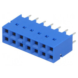 Soclu PCB-PCB Mamă Dubox 2,54mm 14 PIN THT Aurit Drept | Electronic-mag.ro | Componente Electronice