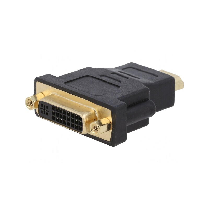 Adaptor DVI-D la HDMI Negru | Electronic-mag.ro | Componente Electronice