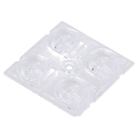 Lentilă LED pătrată 9mm transparentă | Electronic-mag.ro | Componente Electronice