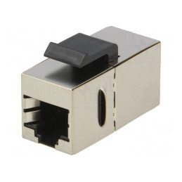 Adaptor Soclu Keystone Cat 6 Ecranat 8P8C Drept | Electronic-mag.ro | Componente Electronice