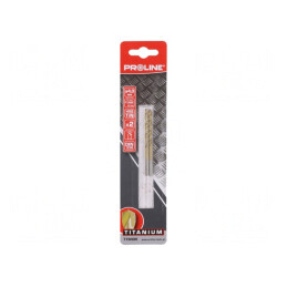 Drill Bit for Metal 4mm HSS TIN Coated | Electronic-mag.ro | Componente Electronice