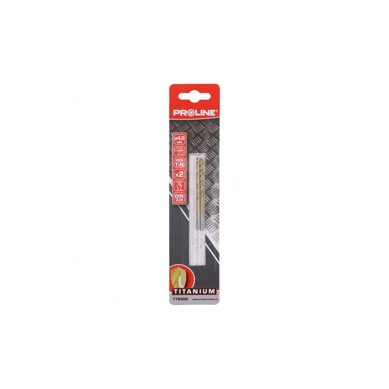 Drill Bit for Metal 4mm HSS TIN Coated | Electronic-mag.ro | Componente Electronice