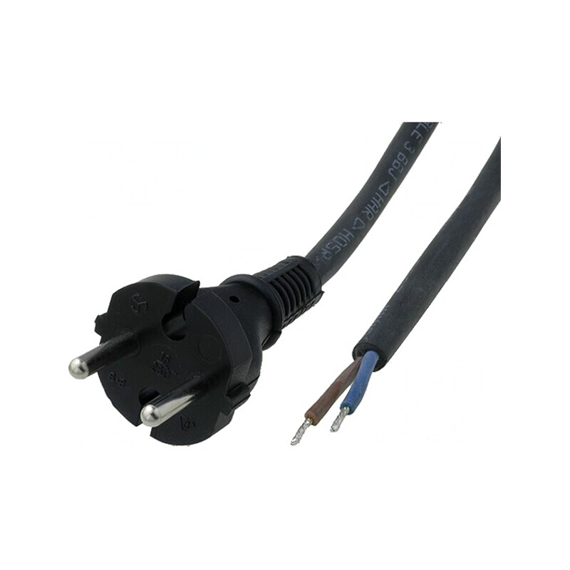 Cablu Electric 2x0,75mm2 cu Mufă 1,5m | Electronic-mag.ro | Componente Electronice