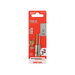 Burghiu Metal 2,5mm Oțel Rapid HSS-G | Electronic-mag.ro | Componente Electronice