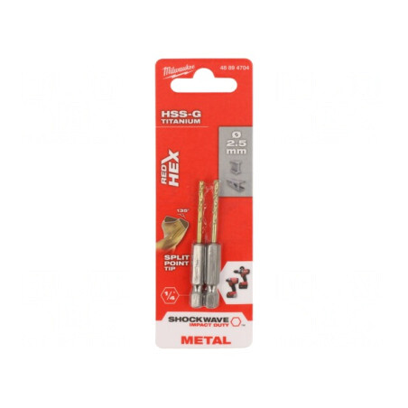 Burghiu Metal 2,5mm Oțel Rapid HSS-G | Electronic-mag.ro | Componente Electronice