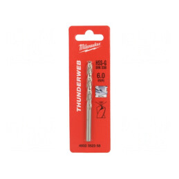 Burghiu Metal 6mm Oțel Rapid HSS-G | Electronic-mag.ro | Componente Electronice