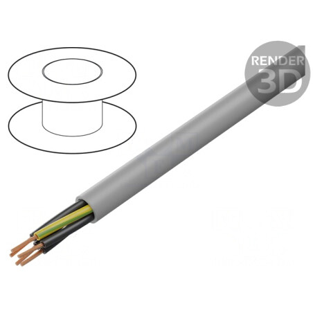 Cablu Gri Neecranat ÖLFLEX® 140 H05VV5-F 300V/500V Cu | Electronic-mag.ro | Componente Electronice