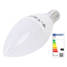 Lampă LED E14 7W 3000K Alb Cald | Electronic-mag.ro | Componente Electronice