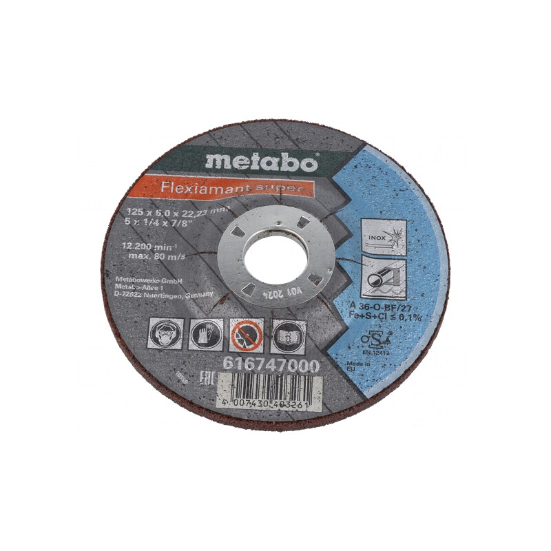 Disc de șlefuire 125mm 22.2mm 6mm | Electronic-mag.ro | Componente Electronice