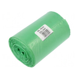 Saci gunoi polietilenă verde 35L 50 buc. | Electronic-mag.ro | Componente Electronice