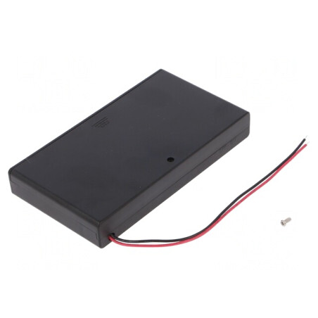 Suport Baterii AA 8x cu Cabluri 150mm Negru | Electronic-mag.ro | Componente Electronice
