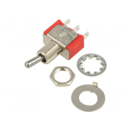 Comutator Basculant SPDT ON-ON 2A/250VAC 5A/28VDC | Electronic-mag.ro | Componente Electronice